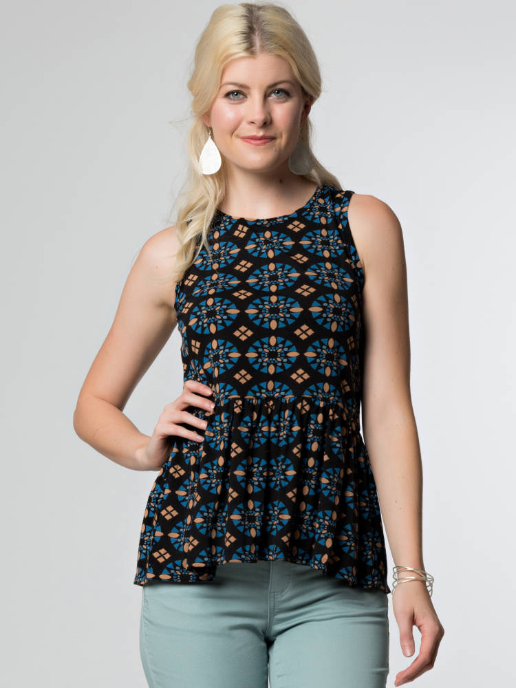 Tuscan Sunset top - Size M