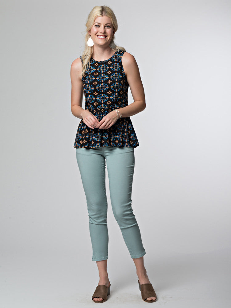 Tuscan Sunset top - Size M