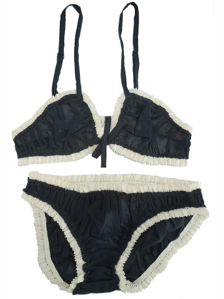 Sheer Lace Triangle Bra
