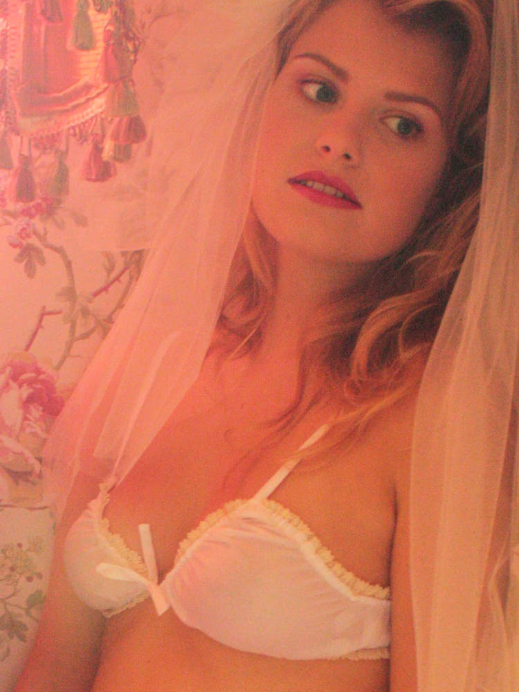 Sheer Lace Triangle Bra