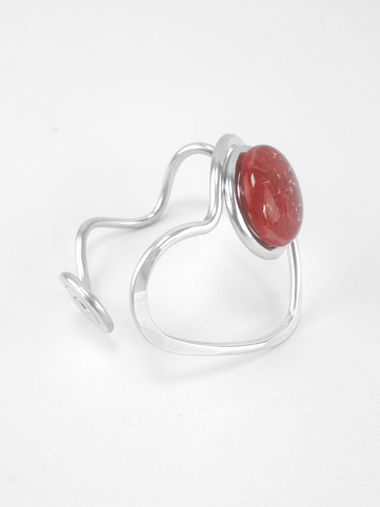 Open Heart Cuff Bracelet