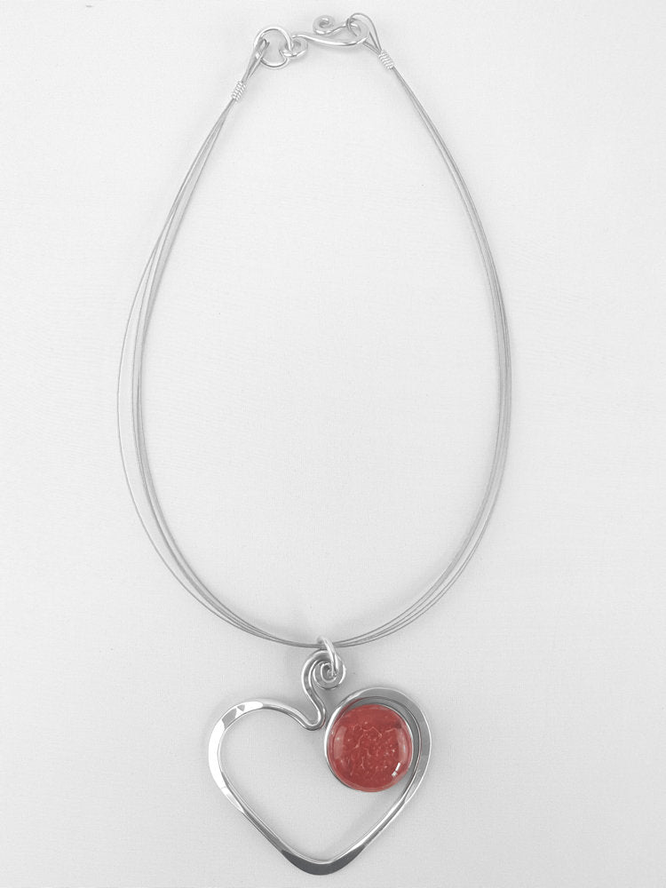 Open Heart Necklace