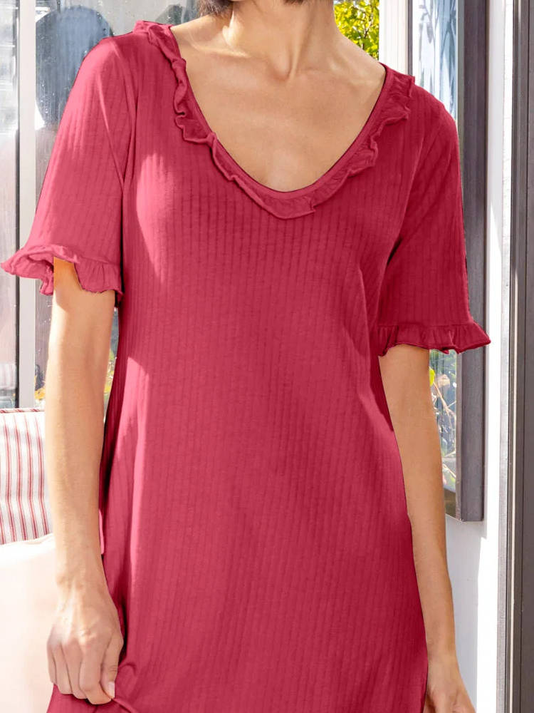 Ruffle Trim Nighty