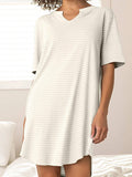 Organic Striped Nightshirt