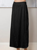 Seamed Ankle Skirt