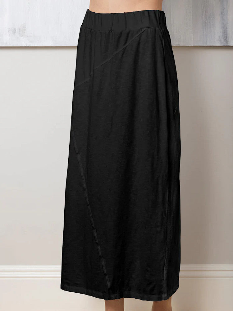 Seamed Ankle Skirt