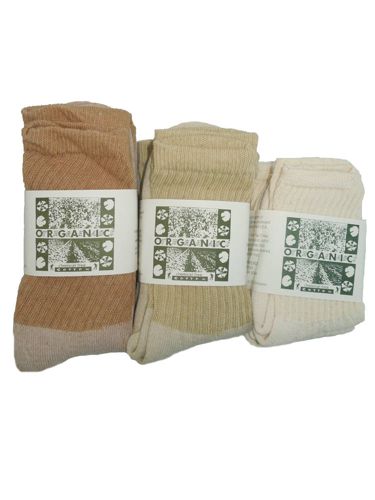 Organic Crew Sock 3-Pack