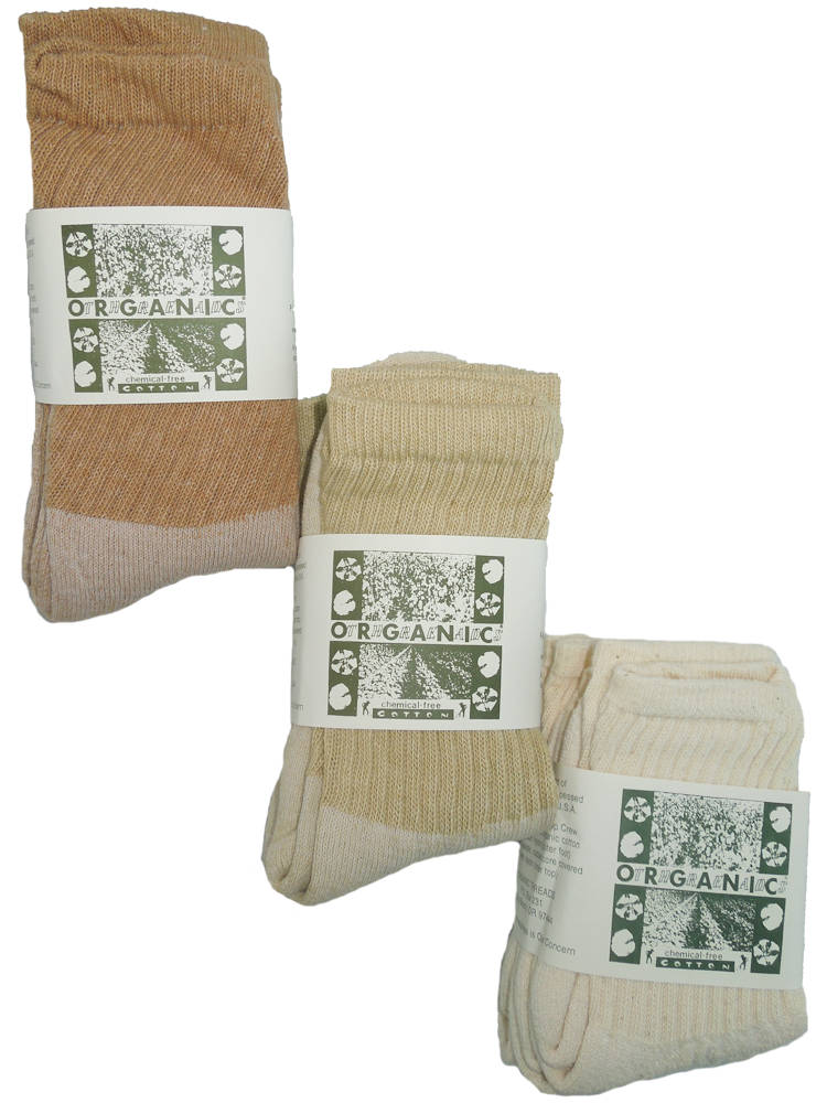 Organic Crew Sock 3-Pack