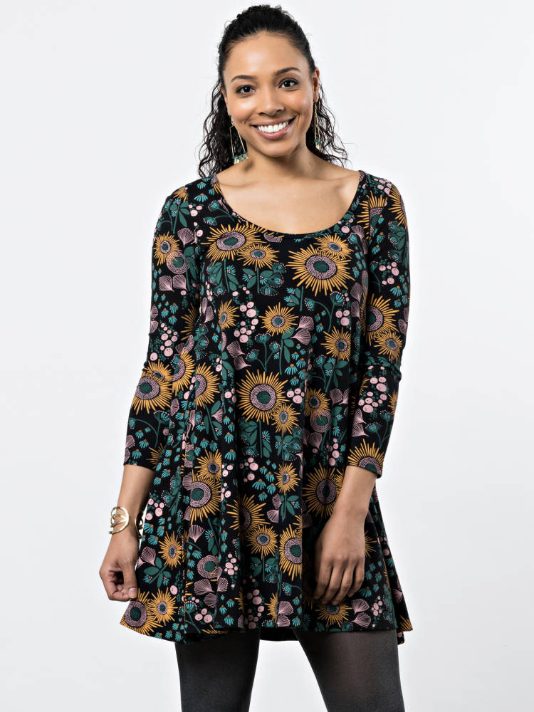 Mata Flounce Dress