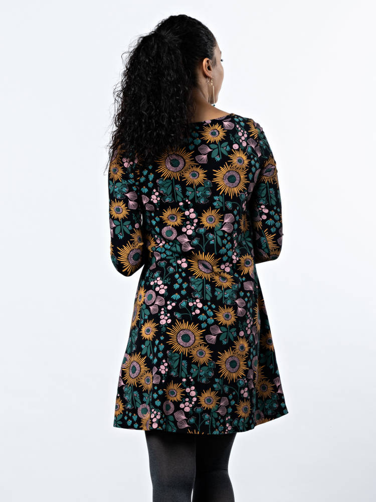 Mata Flounce Dress