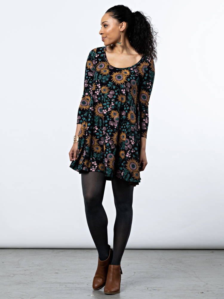 Mata Flounce Dress