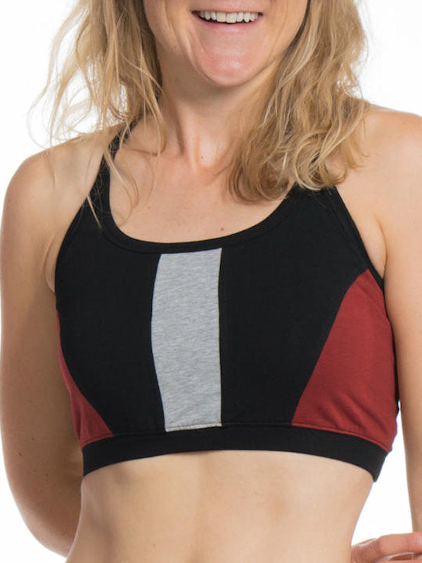 Color Block Yoga Bra - Size L