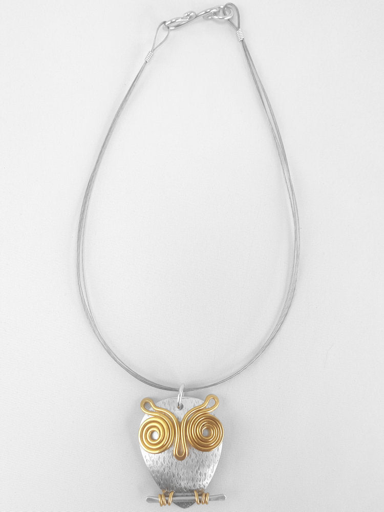 Wise Old Owl Necklace