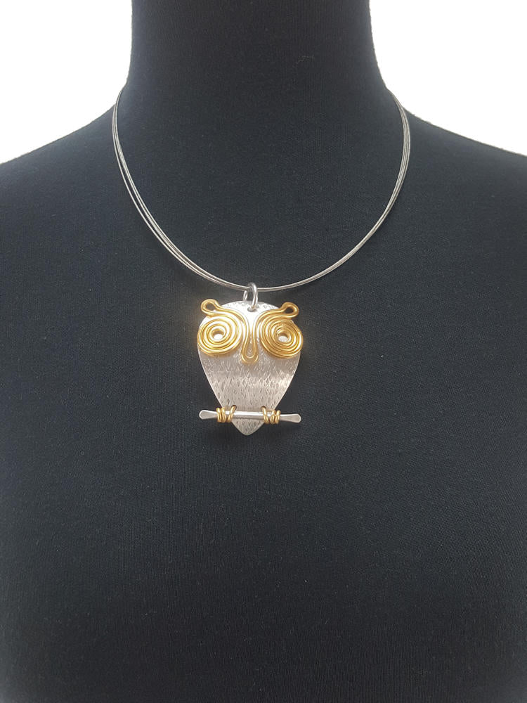 Wise Old Owl Necklace