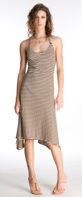 Striped Halter Dress