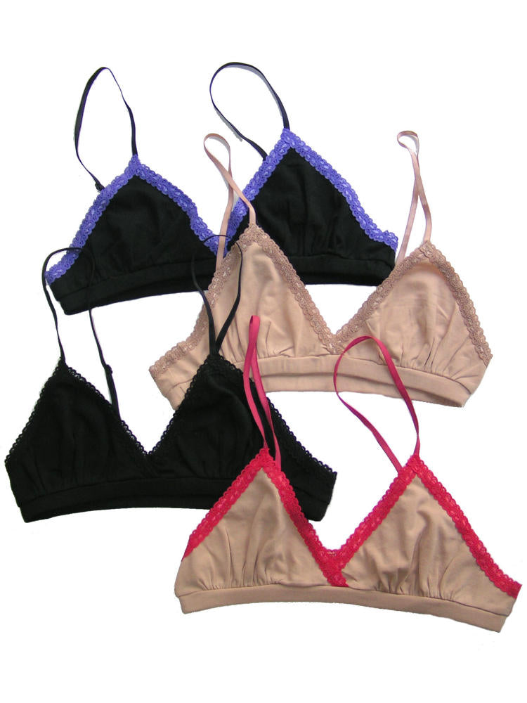 Triangle Bra with Lace