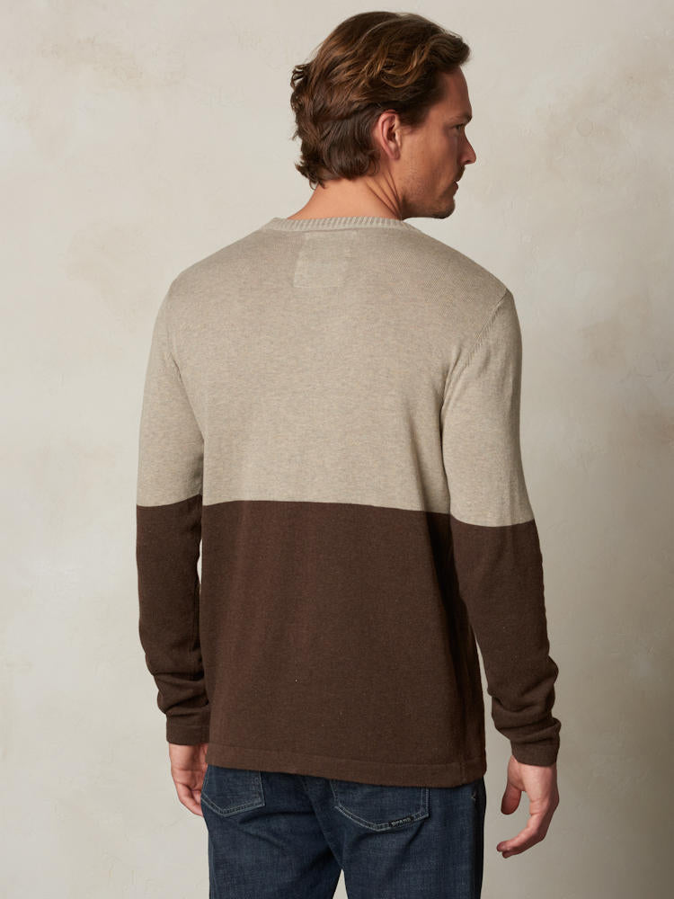 Color Block Sweater - Size 2XL