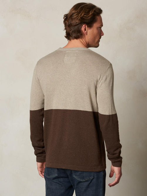 Color Block Sweater - Size 2XL
