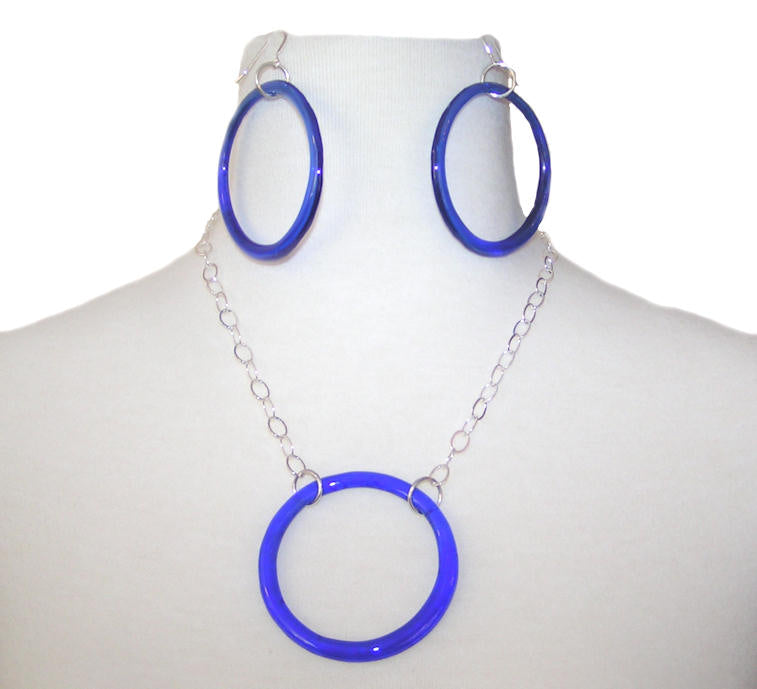 Recycled Bottle Circle Necklace