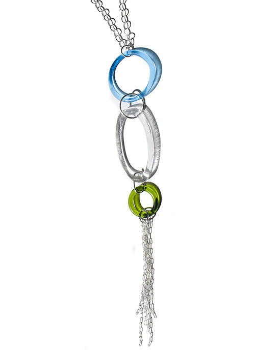 Recycled Bottle Murano Necklace