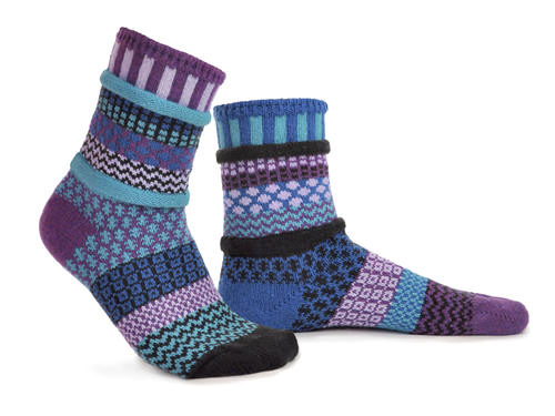 Mismatched Socks - Raspberry