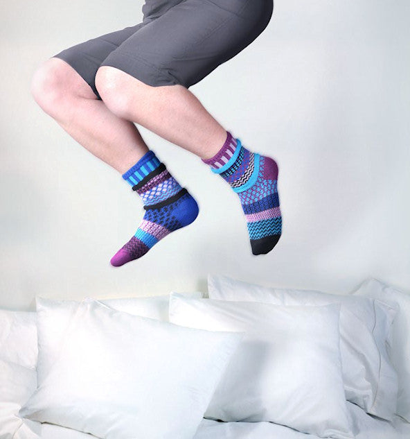 Mismatched Socks - Raspberry