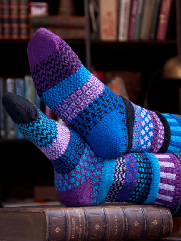 Mismatched Socks - Raspberry