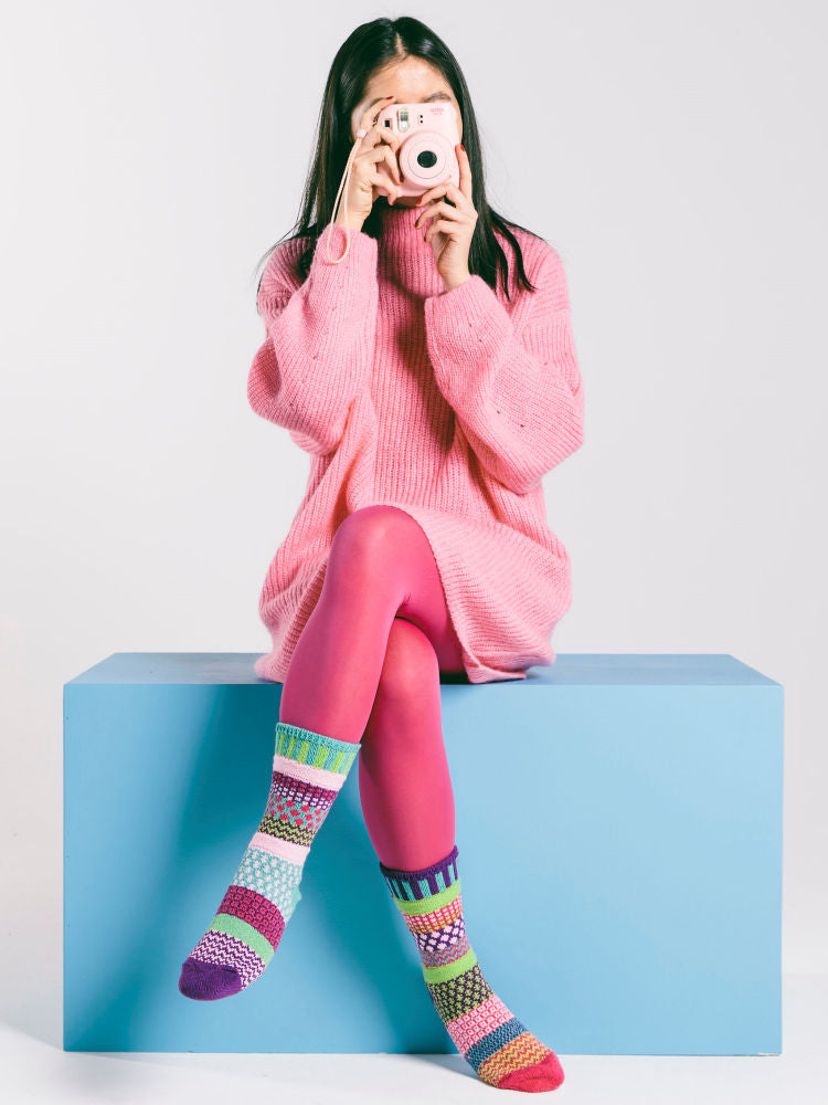 Mismatched Socks - Dahlia