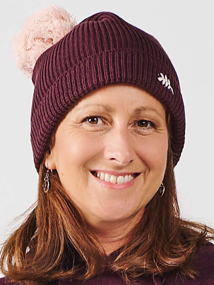 Sweater Knit Pom Hat