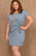 Melissa Tie Dress - Plus Sizes