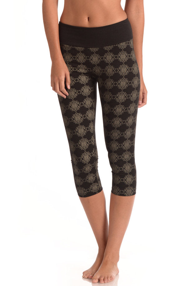 Sri Yantra Capri Legging