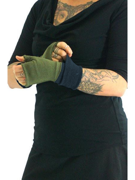 Hemp Knit Mitts