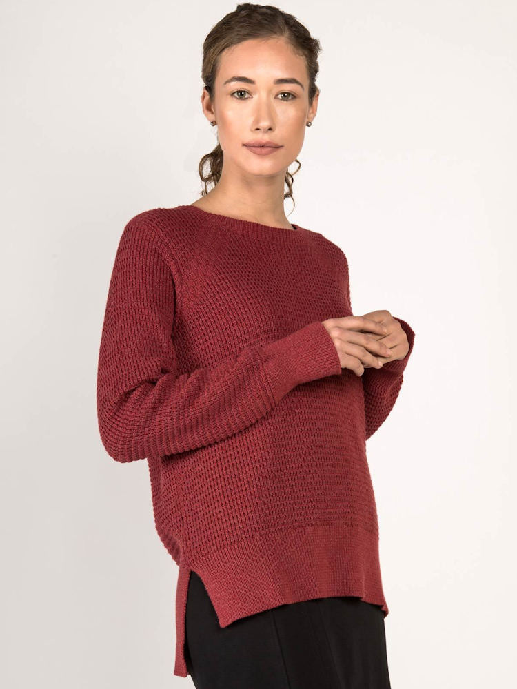 Waffle Knit Sweater