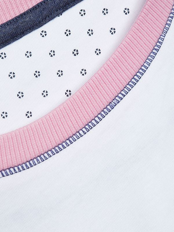 All My Heart Short Sleeve PJ Top