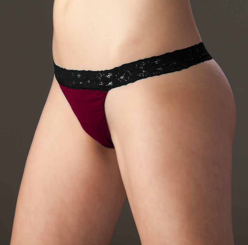 Soy Lace Thong - Size S